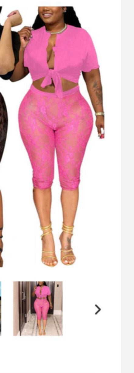 See thru pink